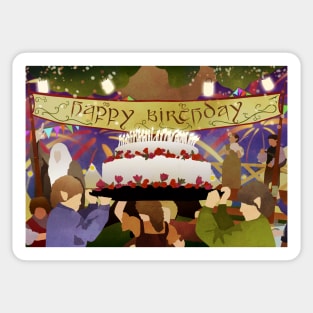 Happy Birthday Bilbo Sticker